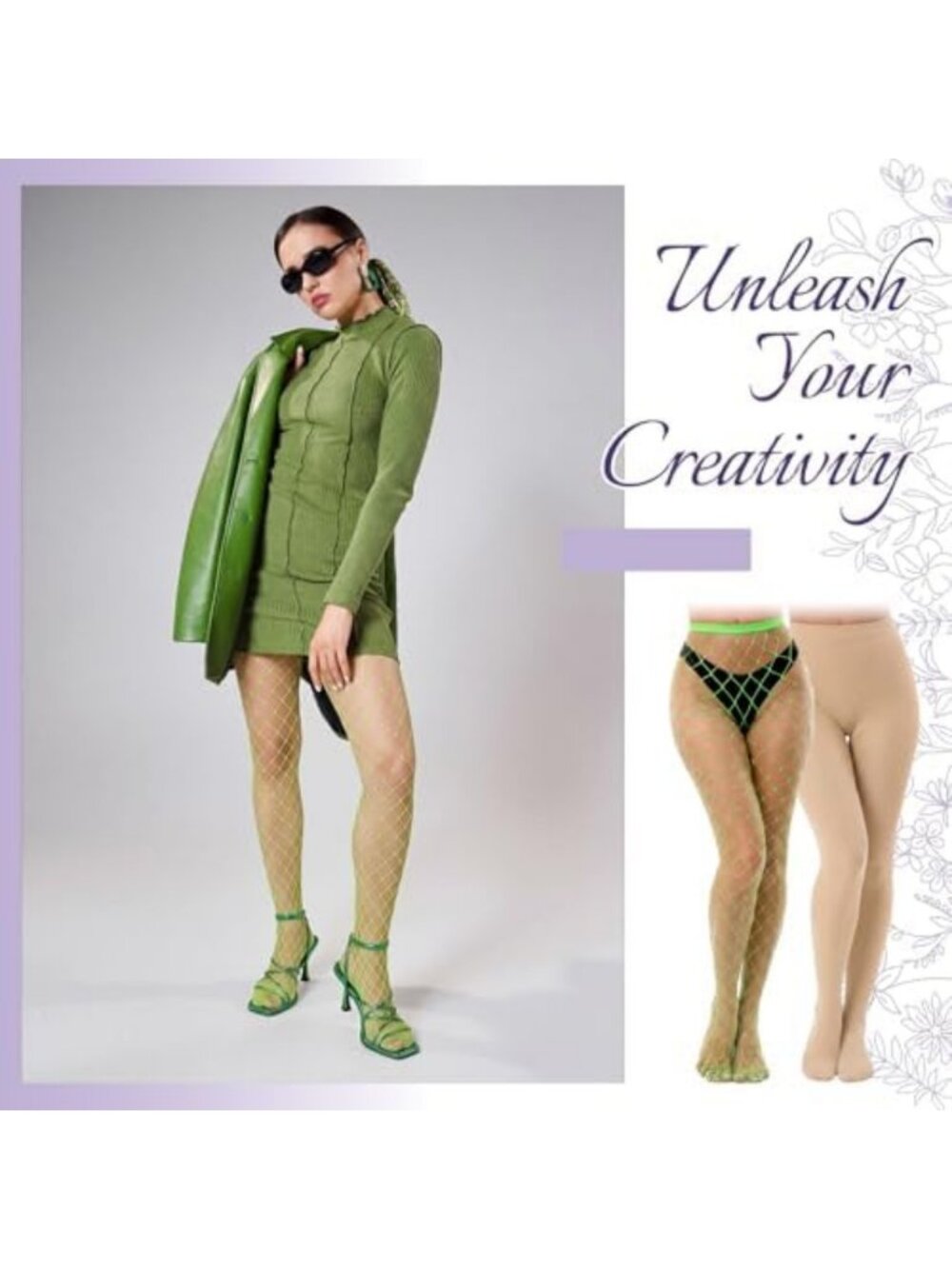 16 Pairs Colorful High Waist Leggings & Stockings for Women - Trendy & Comfy - Picture 5 of 7